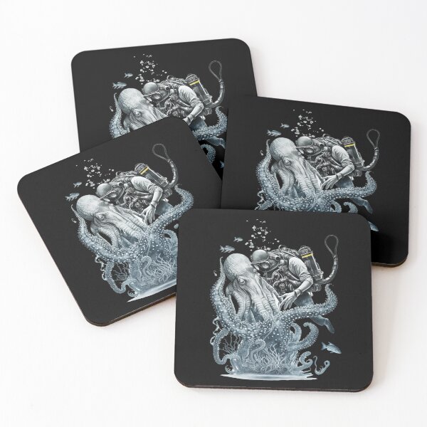 Item preview, Scubadiving with Octopus designed and sold by AiInker.