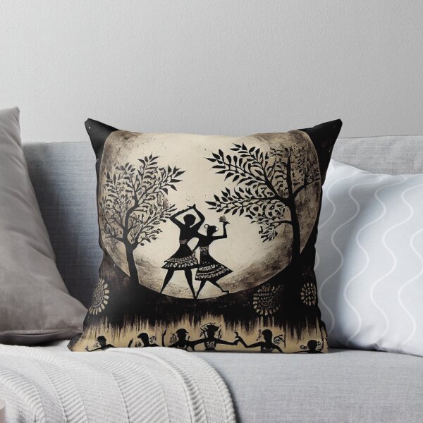 Item preview, Warli Full Moon designed and sold by Banded-Canyon.