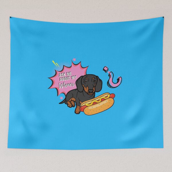 Item preview, Ask Me About My Wiener (dachshund) designed and sold by BuckWildDesigns.