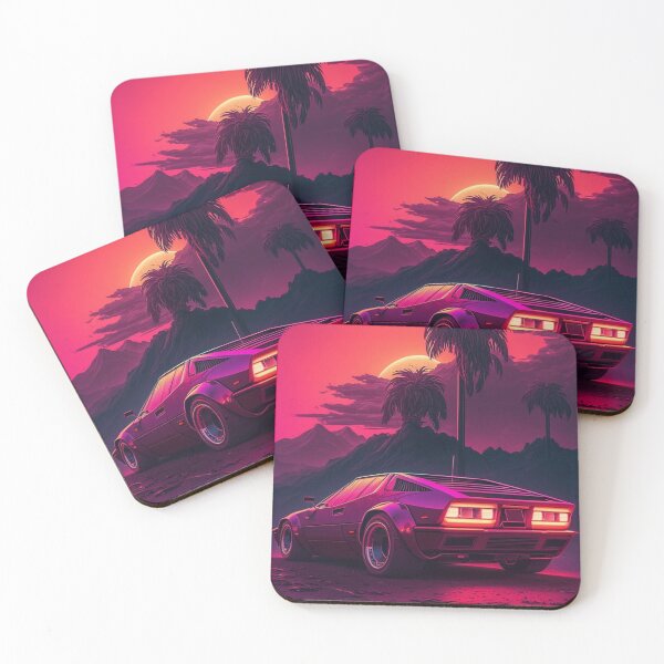 Artikelvorschau, 80er-Synthwave-Retro-Auto Nr. 1 entworfen und verkauft von RESToRAPTOR.