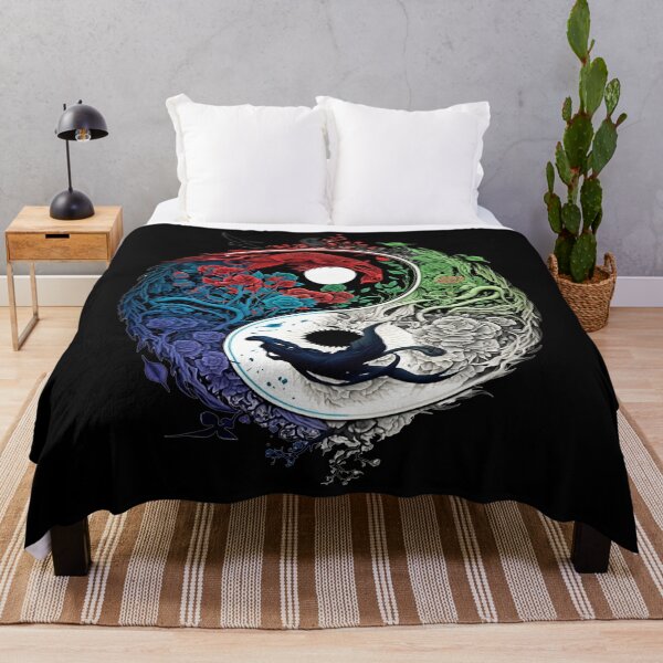 Item preview, Yin Yang Floral designed and sold by AiInker.
