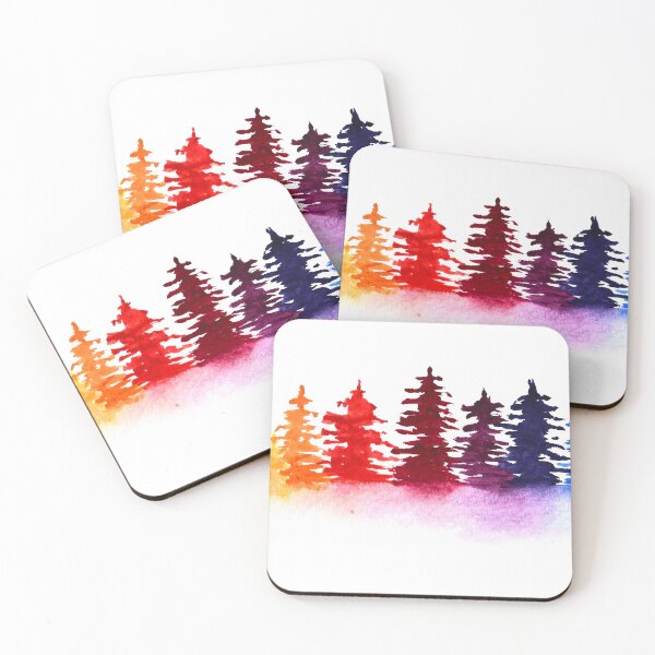 Item preview, Colorful trees designed and sold by Dia-Cheshire.