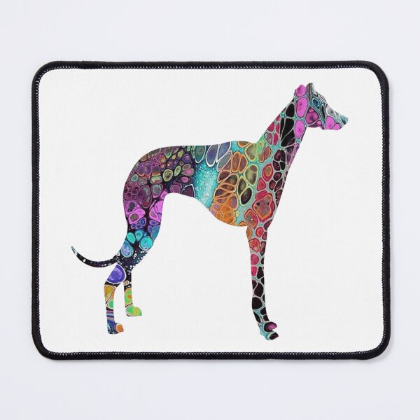 Item preview, Greyhound, Greyhound Painting, Greyhound Gifts, Greyhound Print, Greyhound Mug, Greyhound Art, Greyhound Ornament, Greyhound T-shirt, Greyhound Ornament, Greyhound Décor, Christmas Greyhound,  designed and sold by Hazel Ryan Wagner.