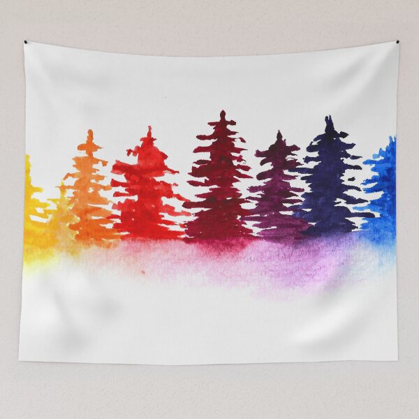 Item preview, Colorful trees designed and sold by Dia-Cheshire.