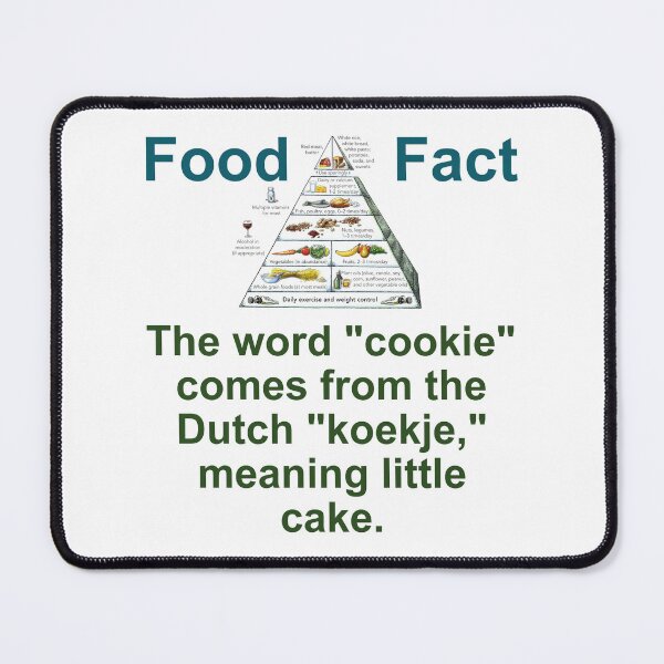 Item preview, The Word Cookie Comes From The Dutch - Food Fact designed and sold by CrankyOldDude.