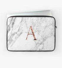 Monogram rose marble A Laptop Sleeve