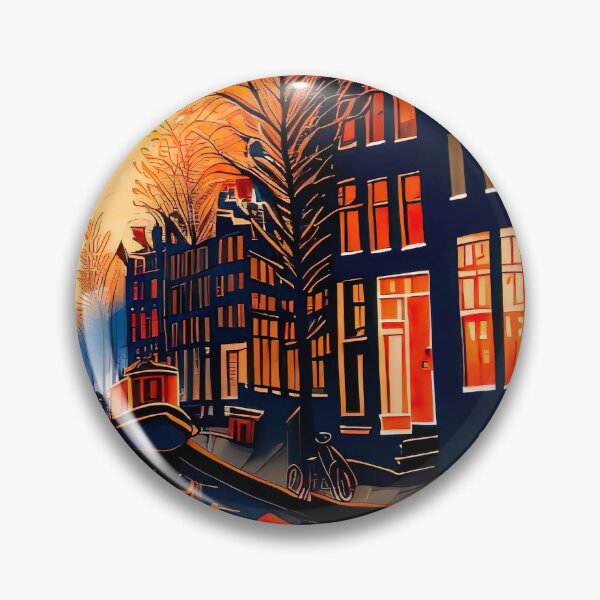 Item preview, Amsterdam Landscape designed and sold by RaveToTheGrave.