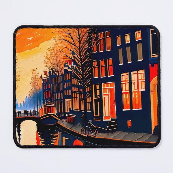 Item preview, Amsterdam Landscape designed and sold by RaveToTheGrave.