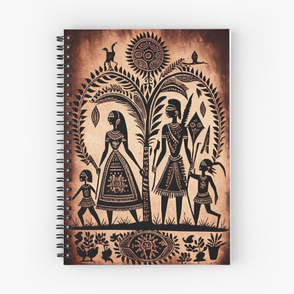 Item preview, Warli Family designed and sold by Banded-Canyon.