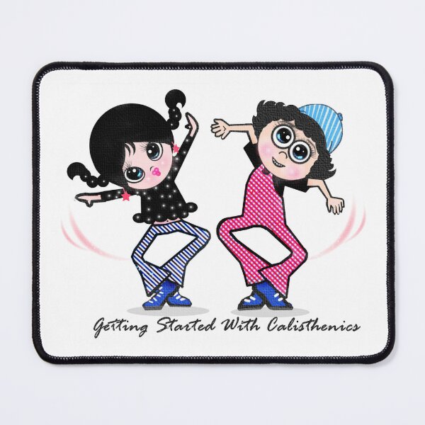 Item preview, Getting Started With Calisthenics - Cute girls  designed and sold by Shirley cute art .