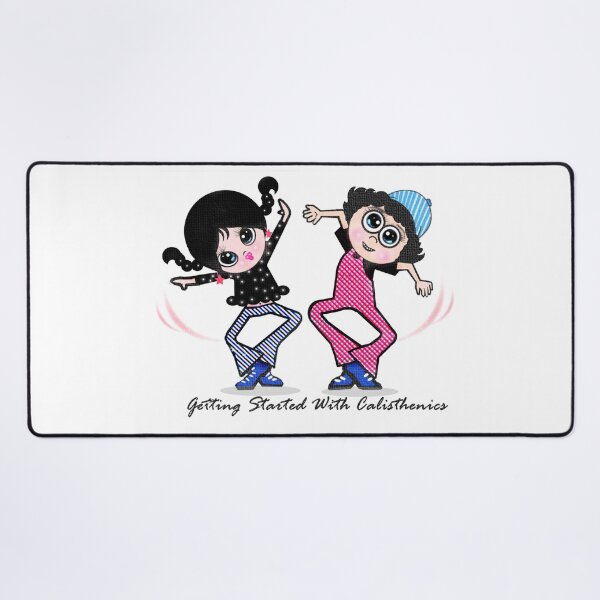 Item preview, Getting Started With Calisthenics - Cute girls  designed and sold by Shirley cute art .