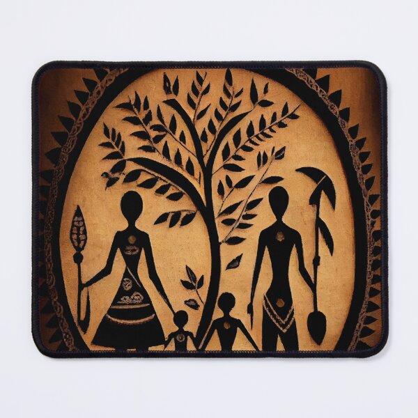 Item preview, Warli Family designed and sold by Banded-Canyon.