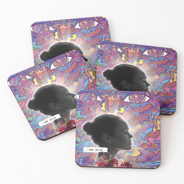 Item preview, I am alive - spirituality collage designed and sold by Rawan Alghunmien.