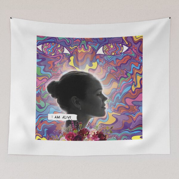 Item preview, I am alive - spirituality collage designed and sold by Rawan Alghunmien.