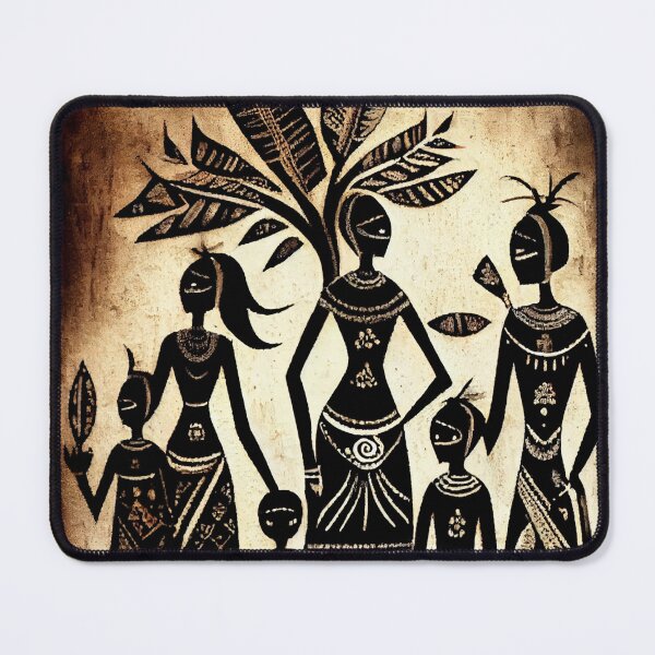 Item preview, Warli Family designed and sold by Banded-Canyon.