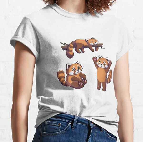 Pandas rouges T-shirt classique