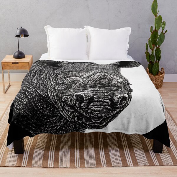 Item preview, Black rhinoceros designed and sold by LorenDowding.