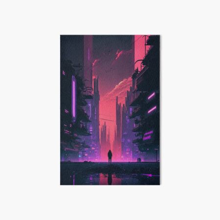 Item preview, 80er Synthwave Cyberpunk City #1 designed and sold by RESToRAPTOR.