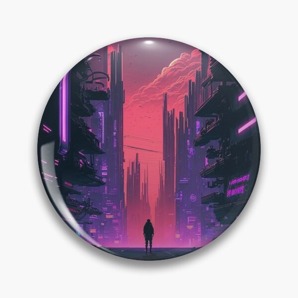 Item preview, 80s Synthwave Cyberpunk City #1 designed and sold by RESToRAPTOR.