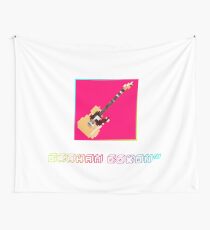 Graham Coxon signature guitar pixel art Wall Tapestry