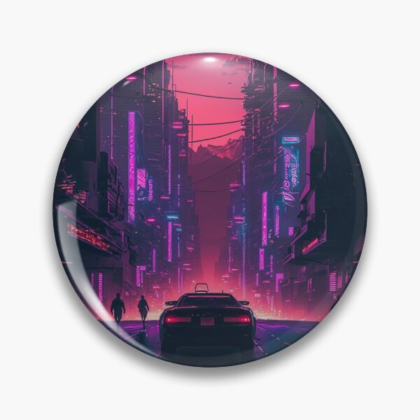 Item preview, 80s Synthwave Cyberpunk City #2 designed and sold by RESToRAPTOR.