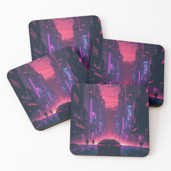 Item preview, 80s Synthwave Cyberpunk City #2 designed and sold by RESToRAPTOR.