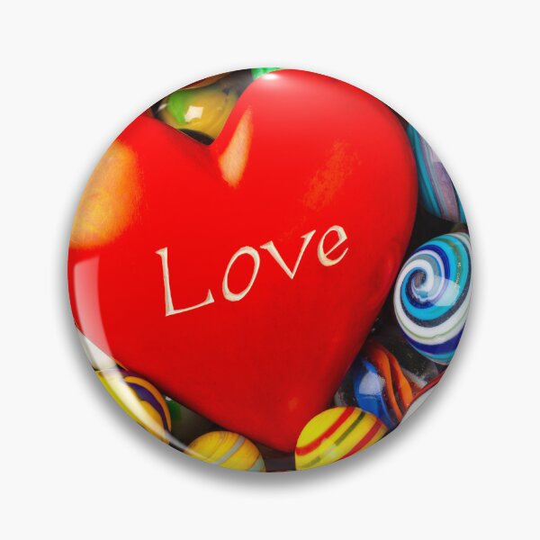 Item preview, Red Love Heart And Marbles designed and sold by Garry Gay.