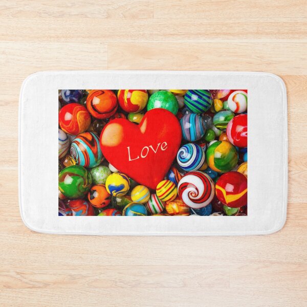 Item preview, Red Love Heart And Marbles designed and sold by Garry Gay.