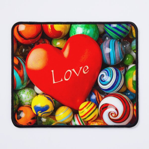 Item preview, Red Love Heart And Marbles designed and sold by Garry Gay.