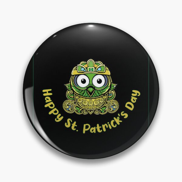 Item preview, St. Patrick's Day Owl Funny T-Shirt designed and sold by colortrends.
