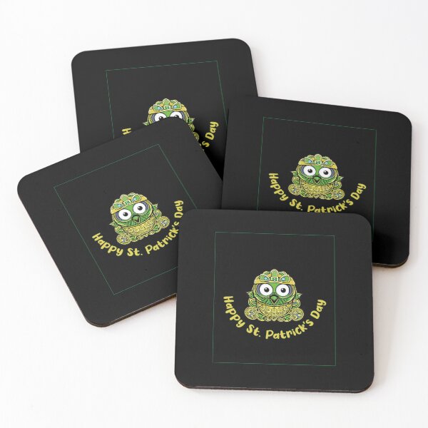 Item preview, St. Patrick's Day Owl Funny T-Shirt designed and sold by colortrends.