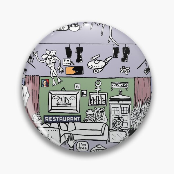Item preview, Will you be able to identify the 45 TV series references? designed and sold by matan kohn.