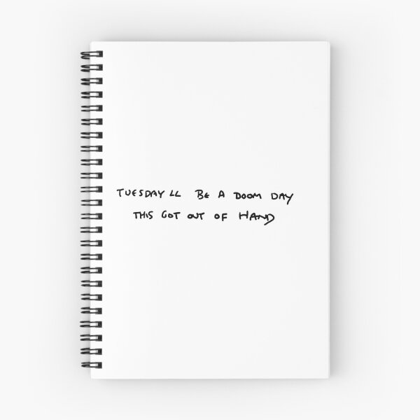 Item preview, 4AM Handwritten Lyrics  designed and sold by thebooktale.