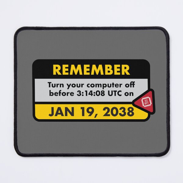 Item preview, Y2032 BUG, 32-Bit Overflow / UNIX Epoch Warning! designed and sold by brainthought.