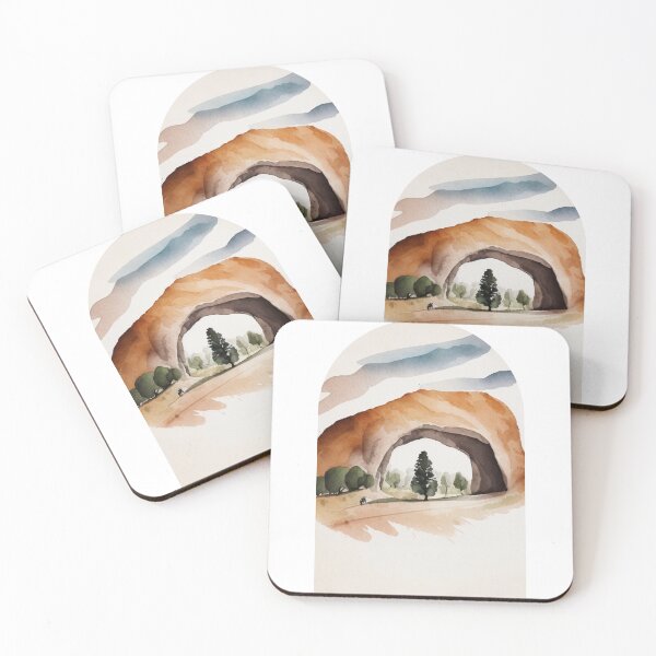 Item preview, Wind Cave National Park Boho Watercolor Arch designed and sold by PikoApparel.