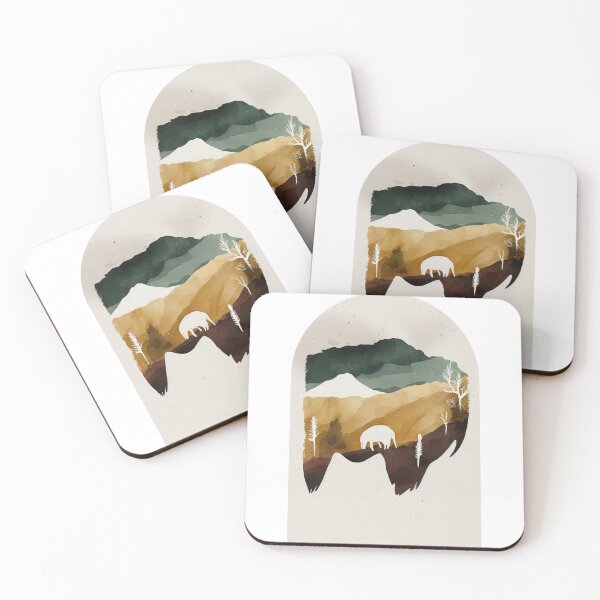 Item preview, Wind Cave National Park Boho Watercolor Arch designed and sold by PikoApparel.