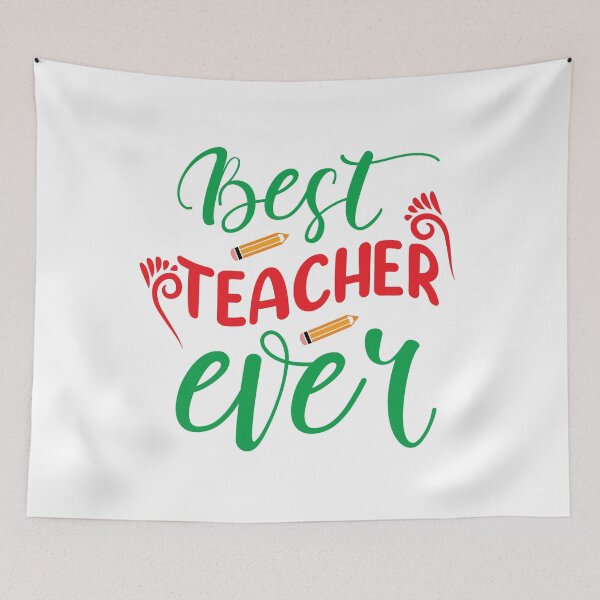 Item preview, BEST TEACHER EVER designed and sold by SticerOcean.