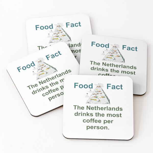 Item preview, The Netherlands Drinks The Most Coffee - Food Fact designed and sold by CrankyOldDude.