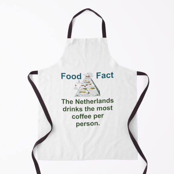 Item preview, The Netherlands Drinks The Most Coffee - Food Fact designed and sold by CrankyOldDude.