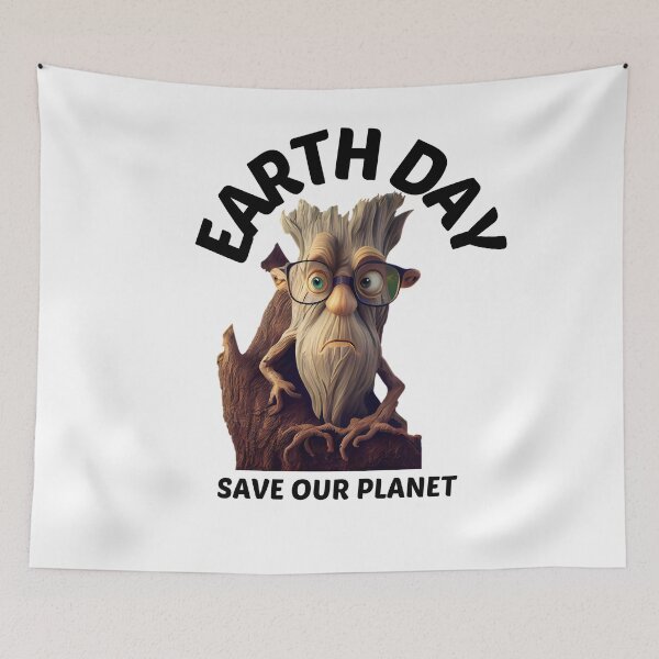 Item preview, EARTH DAY :  Save Our Planet designed and sold by MTJ-Mushrooms.