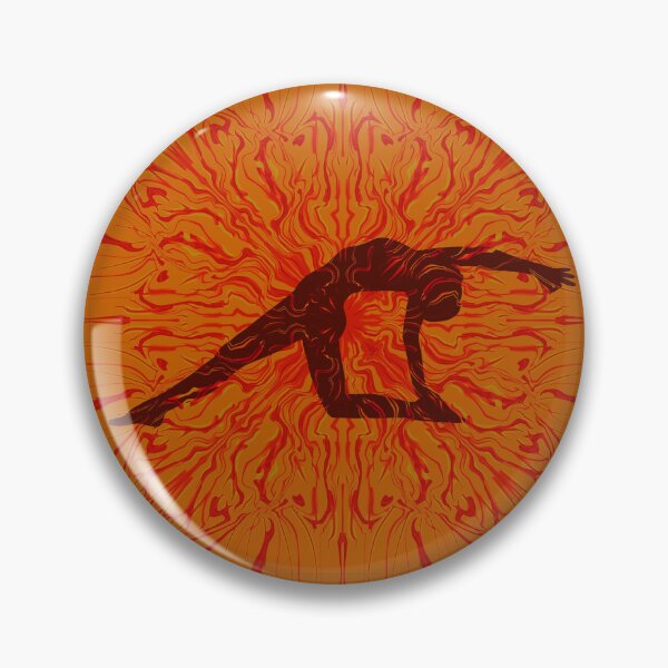 Item preview, Yoga Stretch in Orange designed and sold by JenConArt.