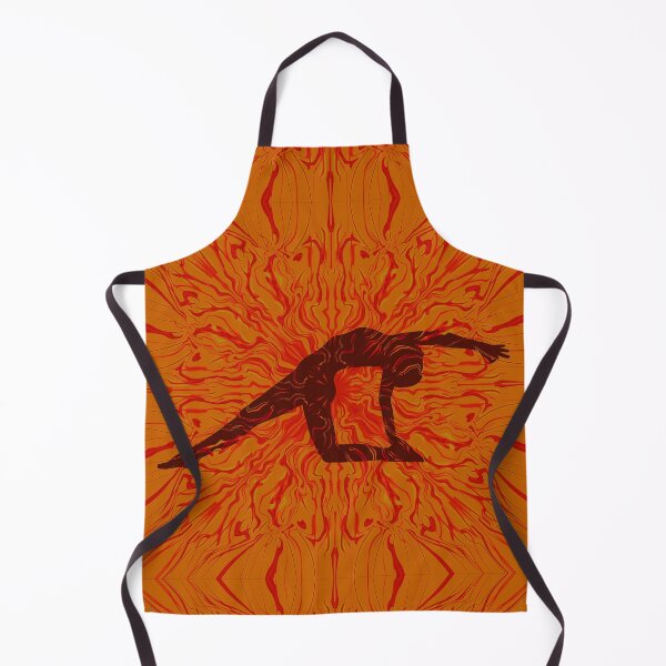 Item preview, Yoga Stretch in Orange designed and sold by JenConArt.