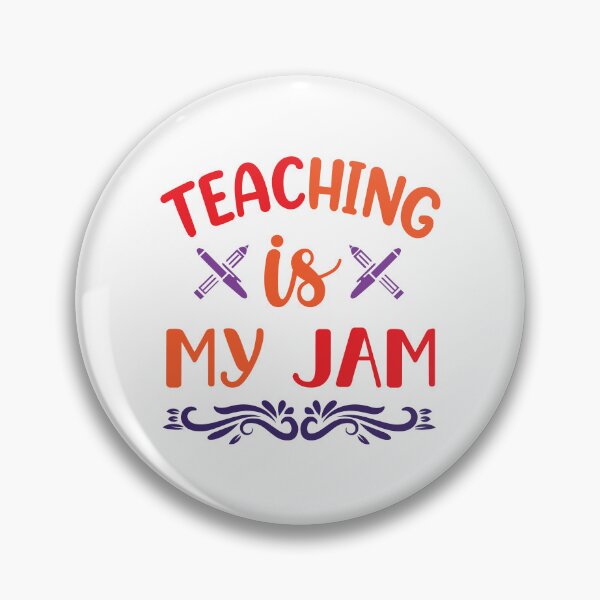 Item preview, TEACHING IS MY JAM designed and sold by SticerOcean.