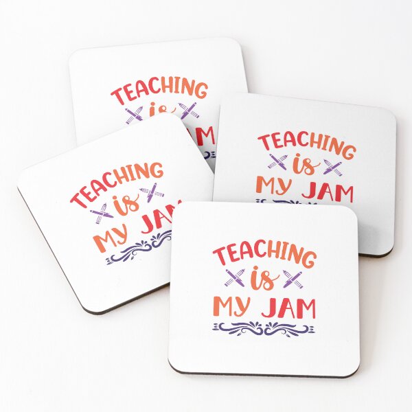 Item preview, TEACHING IS MY JAM designed and sold by SticerOcean.