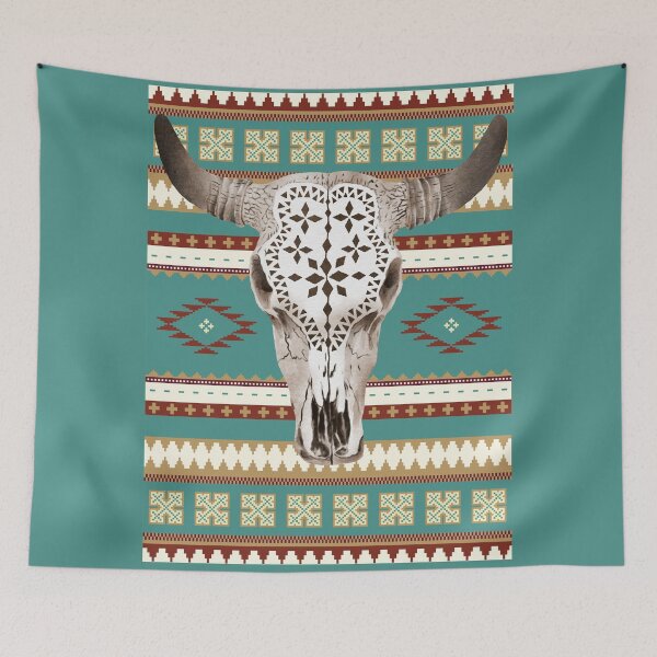 Item preview, Southwestern cow skull designed and sold by Sweet-Tees-plz.