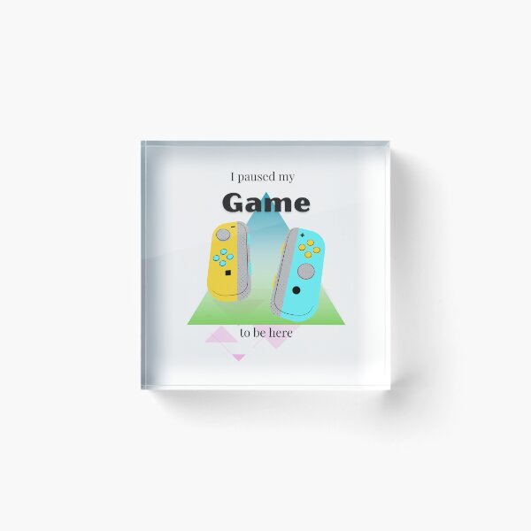 Item preview, Paused Game Colorful Joycons designed and sold by GamesR4Girls.