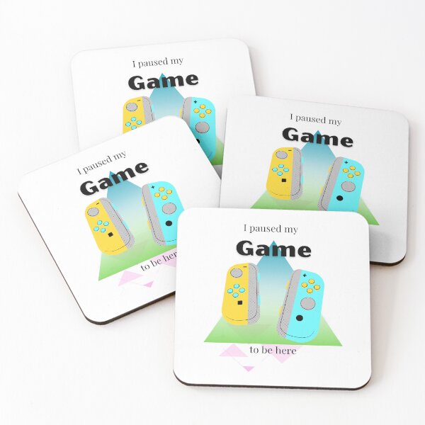 Item preview, Paused Game Colorful Joycons designed and sold by GamesR4Girls.