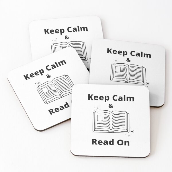 Item preview, Keep Calm And Read On - funny and cute T-Shirts Quotes designed and sold by Designspot2020.