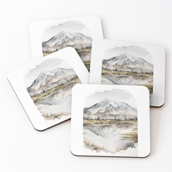 Item preview, Wrangell - St. Elias National Park Boho Watercolor Arch designed and sold by PikoApparel.