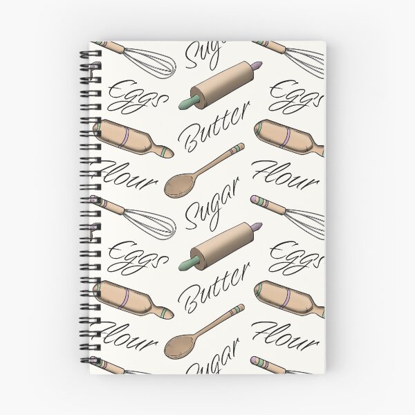 Item preview, Love to Bake Wooden Utensils Seamless Pattern Design designed and sold by CreativeDraws42.